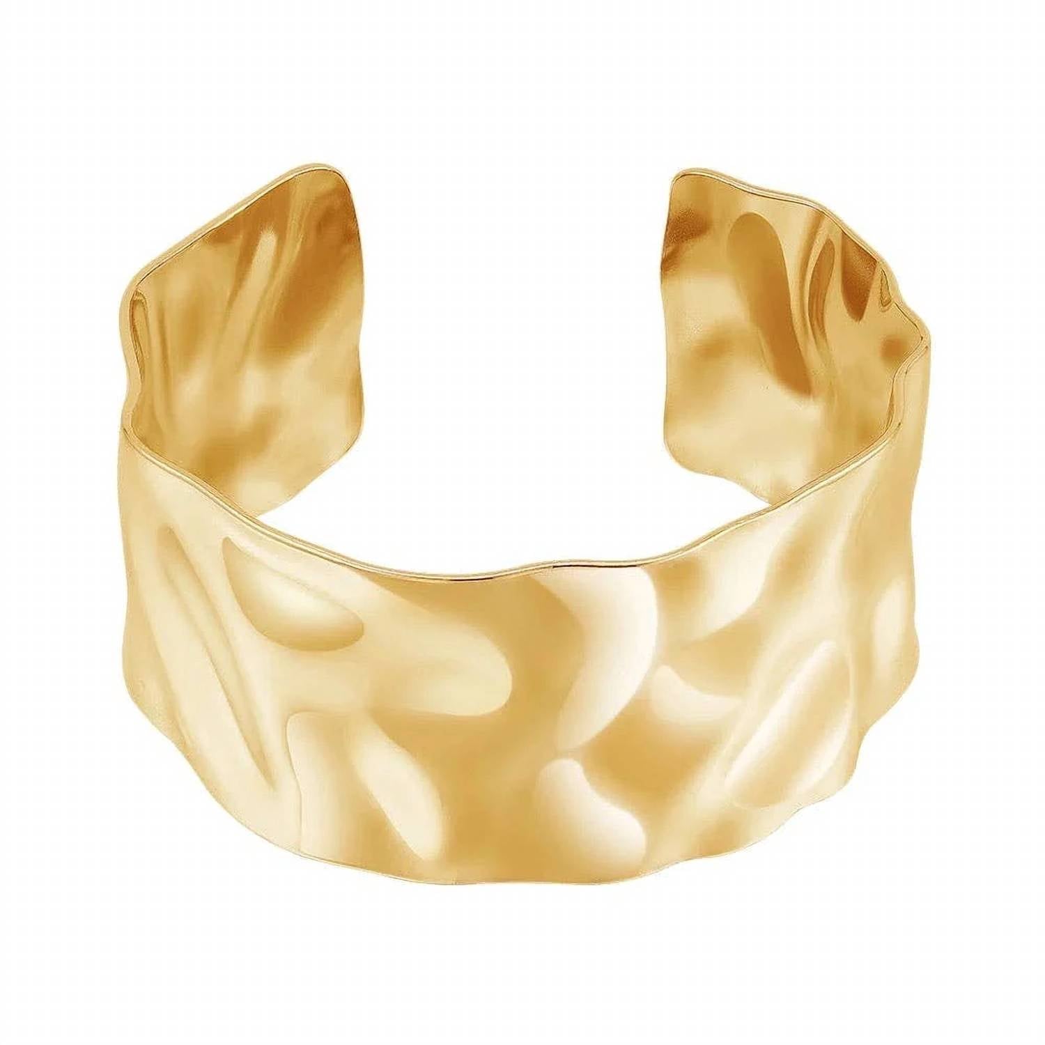 Sahira Jewelry Design - Women's Shira Hammered Cuff