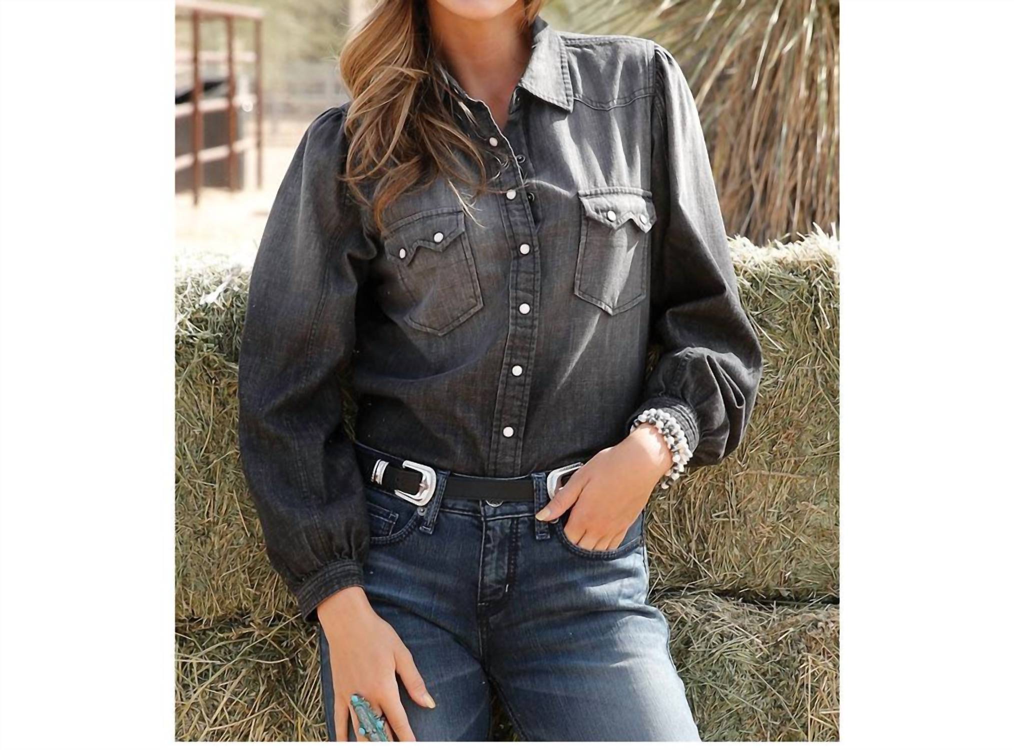 Long Sleeve Western Snap Shirt