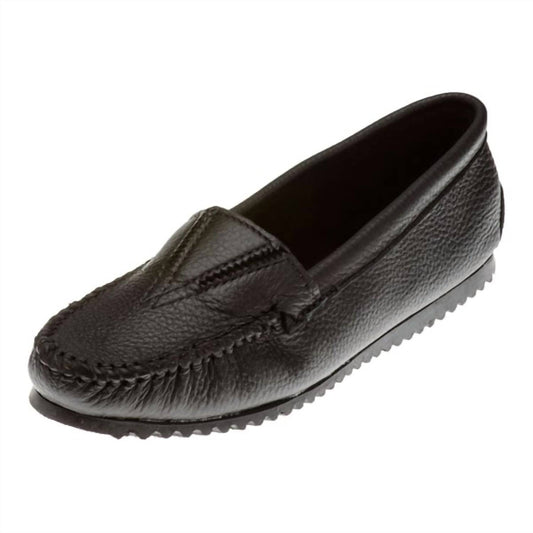 WOMEN'S DEERSKIN MOCCASIN - GORE FRONT