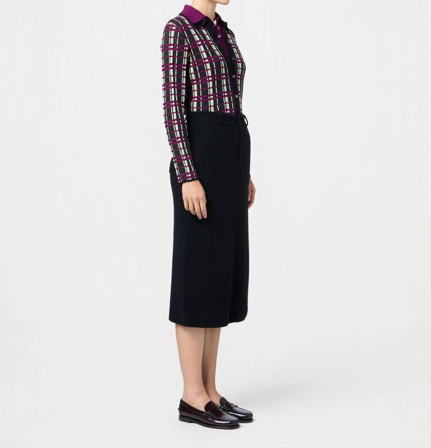Guest In Residence - Tailored Midi Skirt