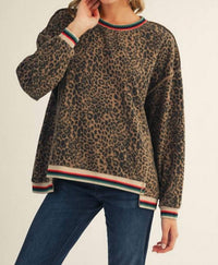 Jodifl - Color Rib Band Detail Pullover