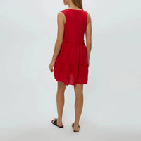 Michael Stars Sandra Knee Length Dress in rumba - women's dress - view 4