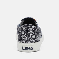 Lamo Women's Classic Piper Exotic Slip-on Shoe in navy paisley - women's sneaker - view 6