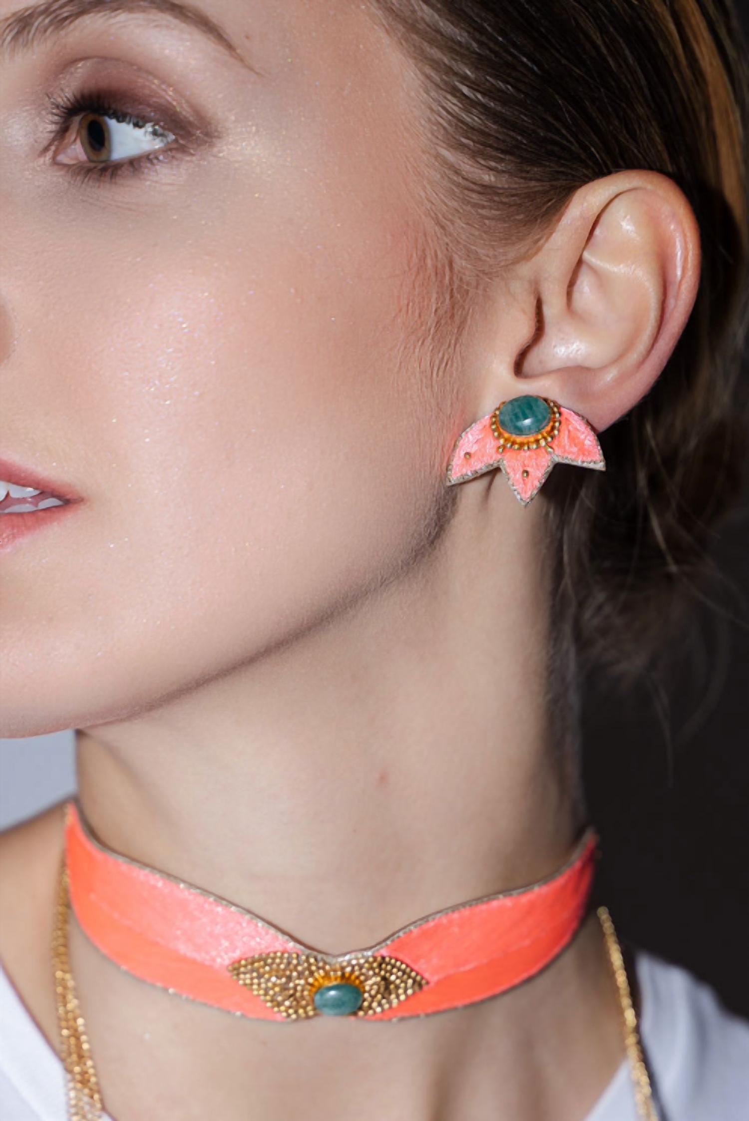 Nahua - Women's Braz Ear-chip Stud Earring