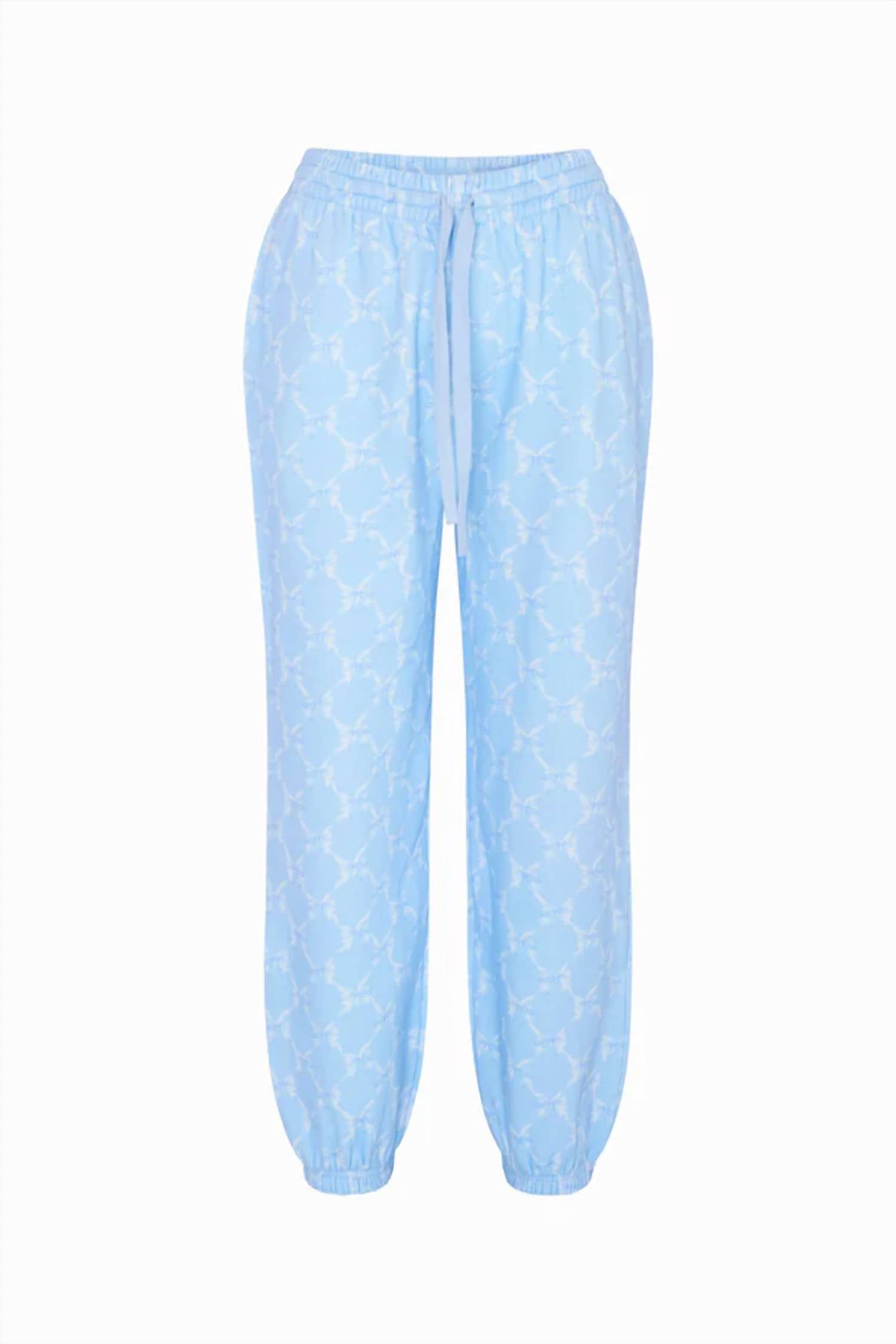 Loveshackfancy - Lillia Bow Print Sweatpant
