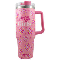 Katydid - Let's Go Girls Disco Ball 40 Oz Insulated Tumbler
