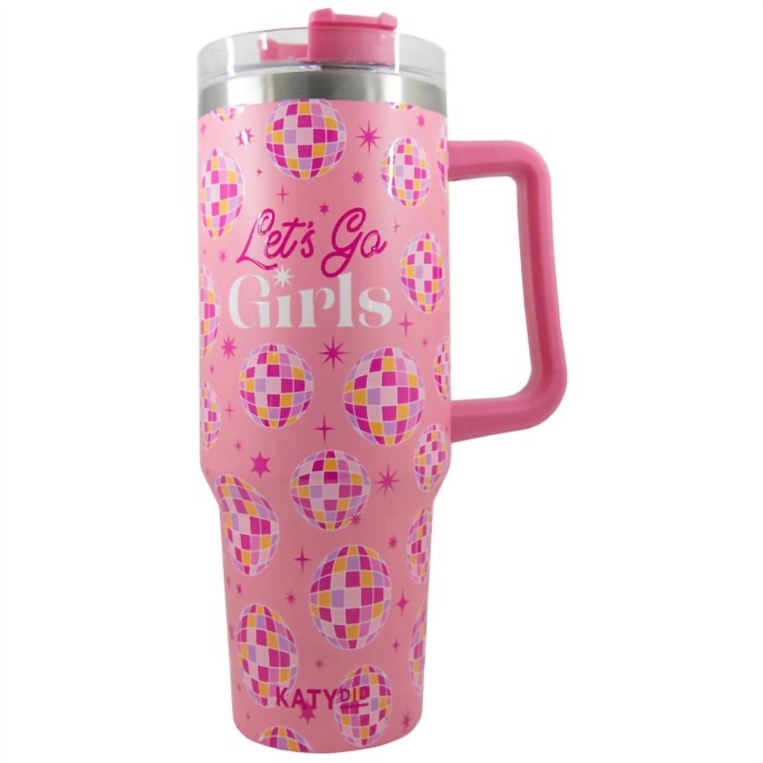 Katydid - Let's Go Girls Disco Ball 40 Oz Insulated Tumbler