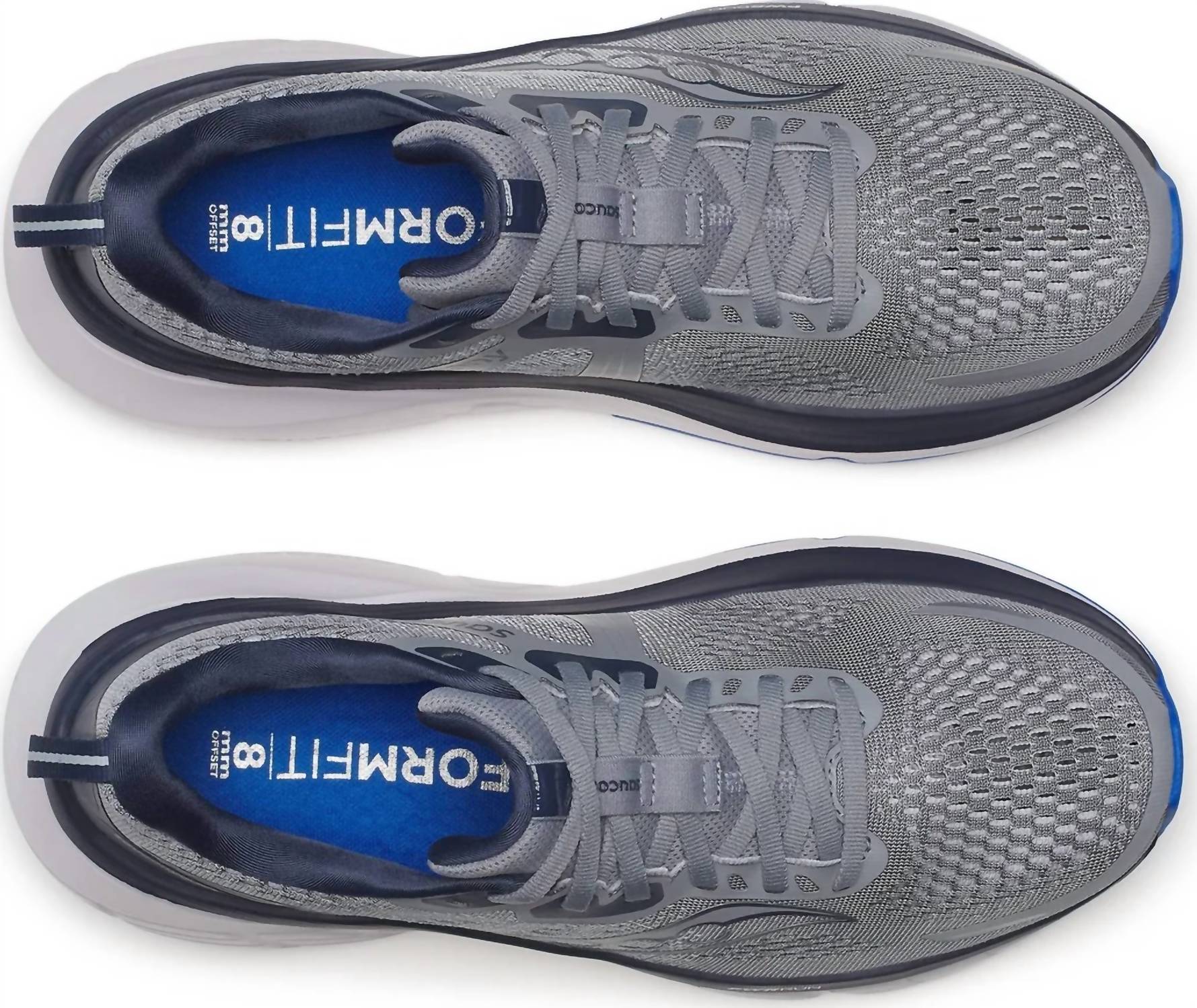 SAUCONY Men's Guide 18 Shoes in flint navy 1 - men's sneaker - view 4