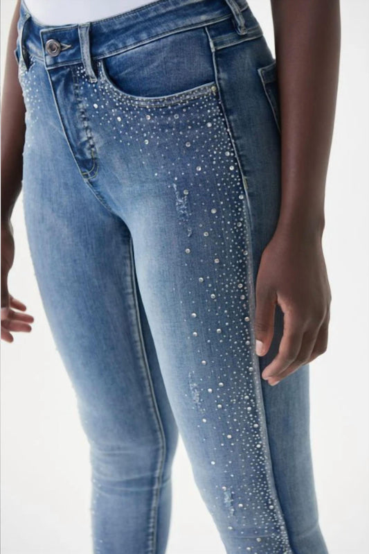 Joseph Ribkoff - Rhinestone Denim Pant