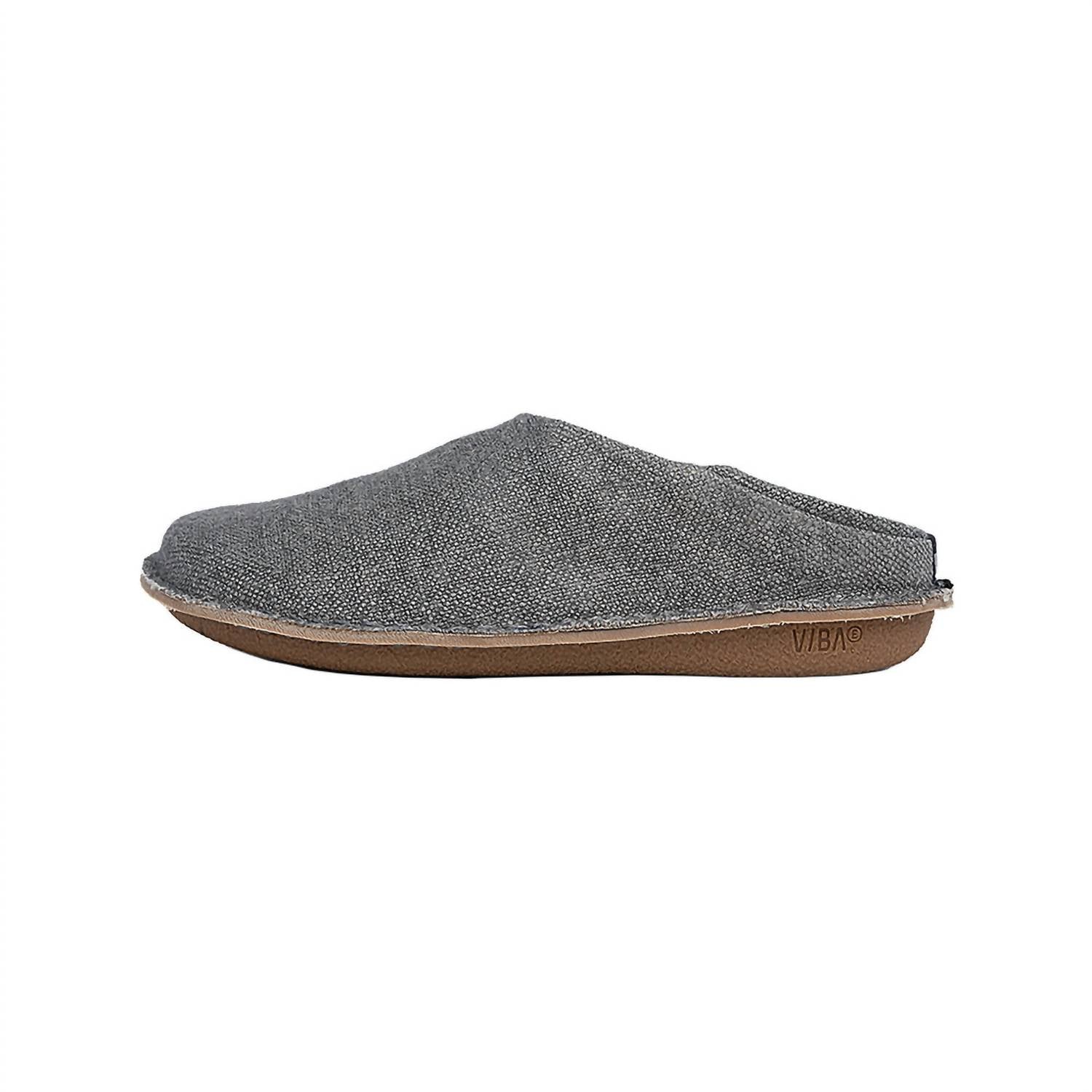 Vibae - Unisex Zuma Linen Beachpebble Slip On Shoes
