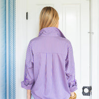 Caryn Lawn - Preppy Star Elbows Top