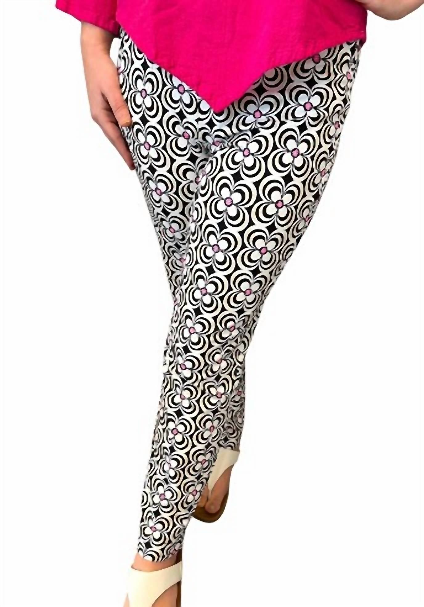 Lulu-B - Pull On Flower Pant