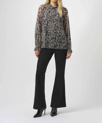 Joseph Ribkoff - Animal Print Pullover With Jewel Embellishment