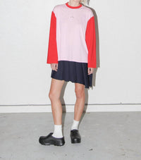 Kkco - Contrast Long Sleeve Box Tee