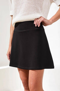 Tribal - Techno Lux Pull On Flare Skirt