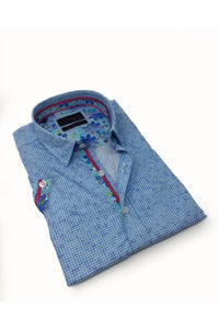 Eight X - Pattern Short Sleeve Shirt