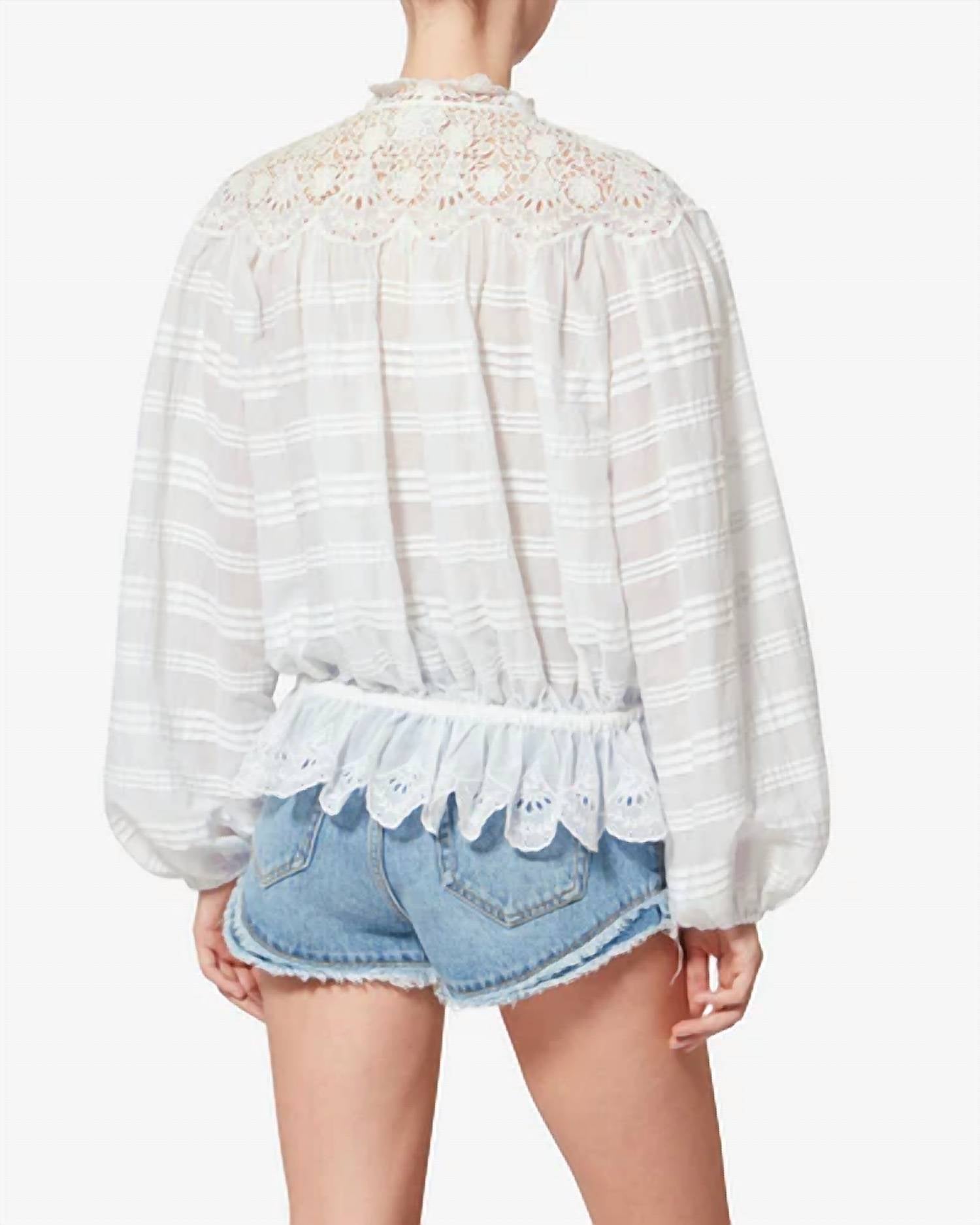 Isabel Marant - Polly Floral Lace Blouse