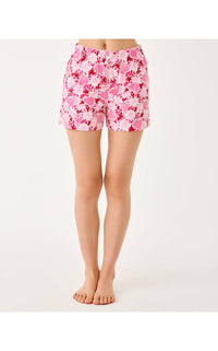 Lilly Pulitzer Elly Pajama Boxer in coconut dear heart - women's shorts