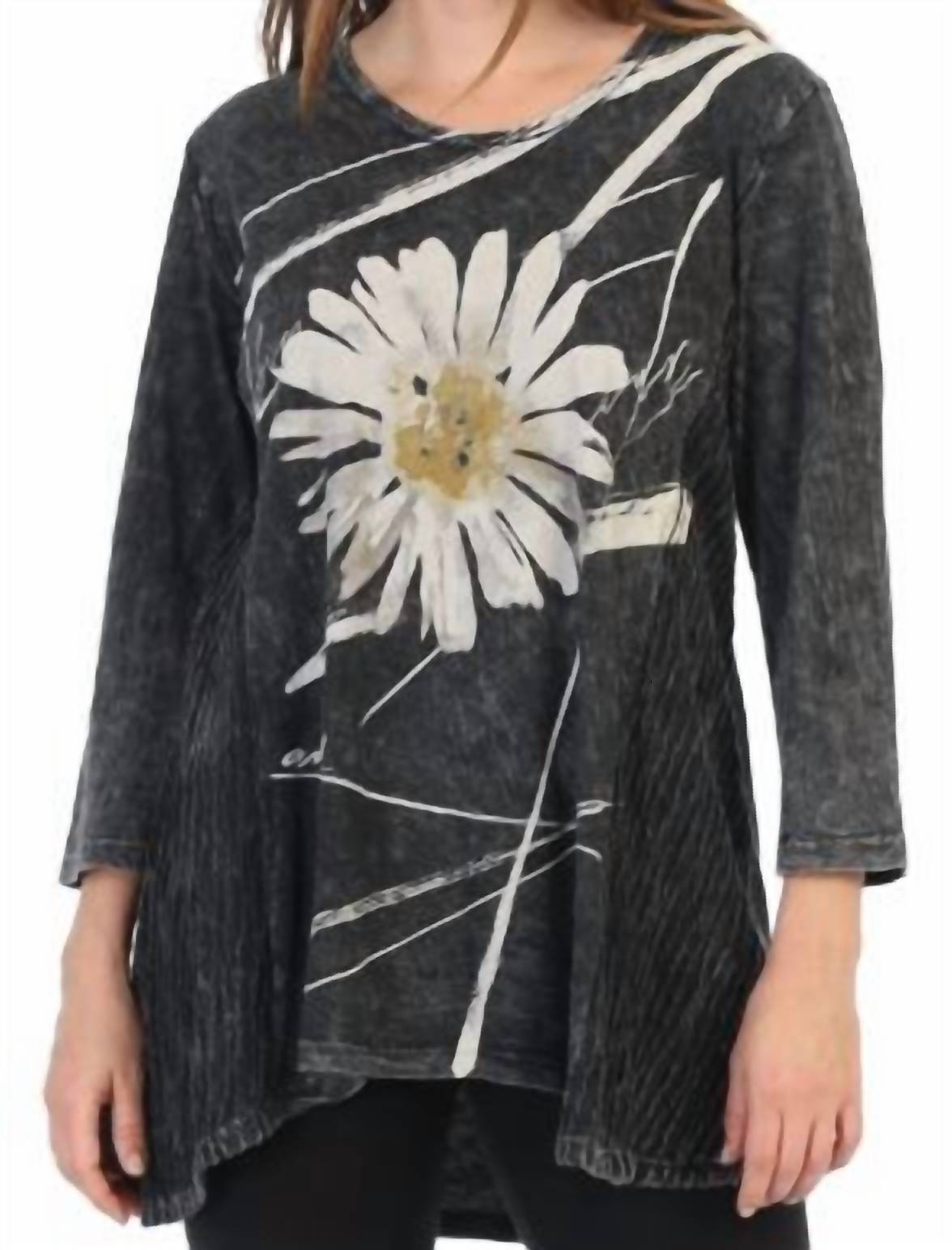 Jess & Jane - Chit Chat Wave Knit Top