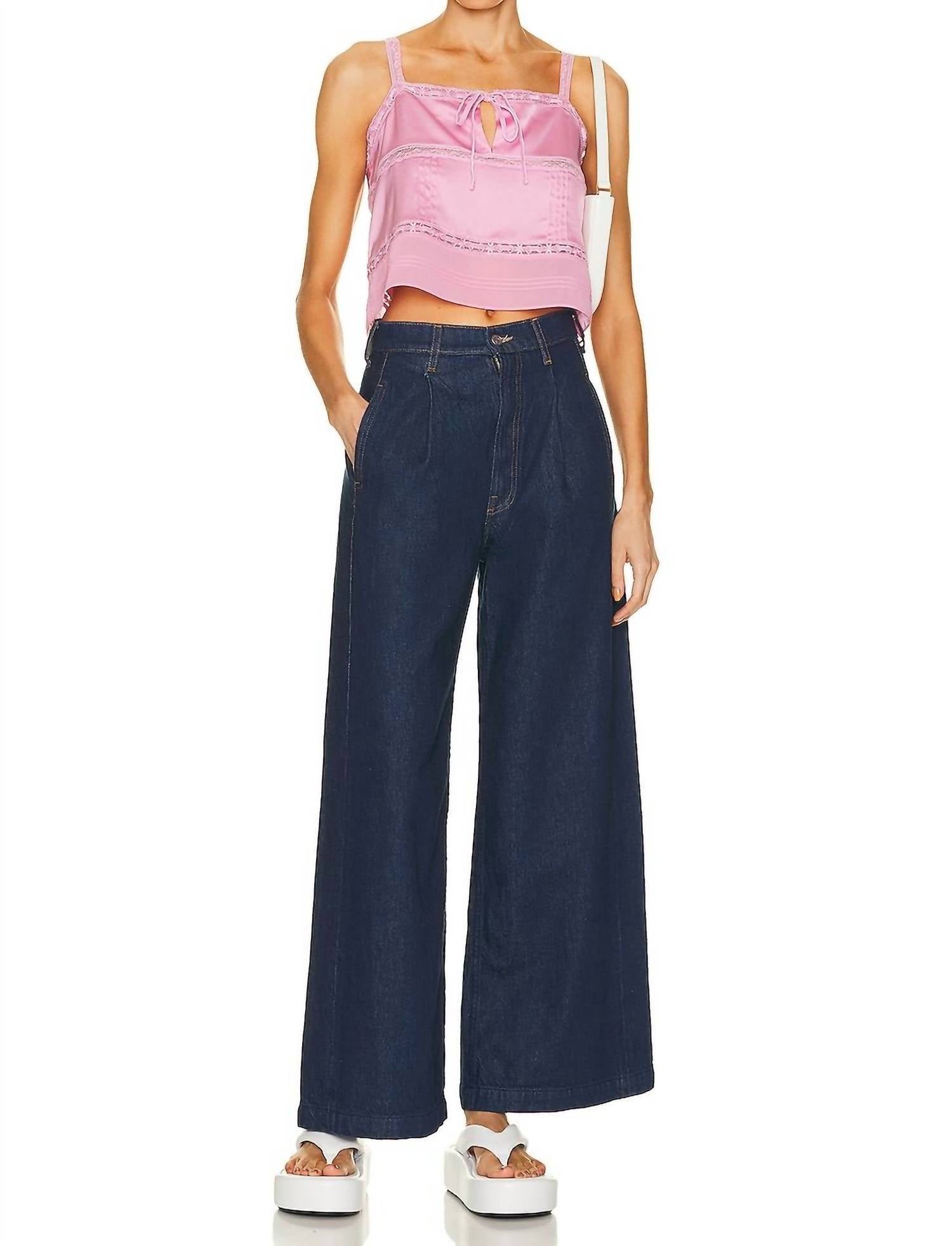 Mother - High Wasit Pleated Push Pop Nerdy