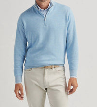 Peter Millar - Coolspun Birdseye Quarter-zip Sweater