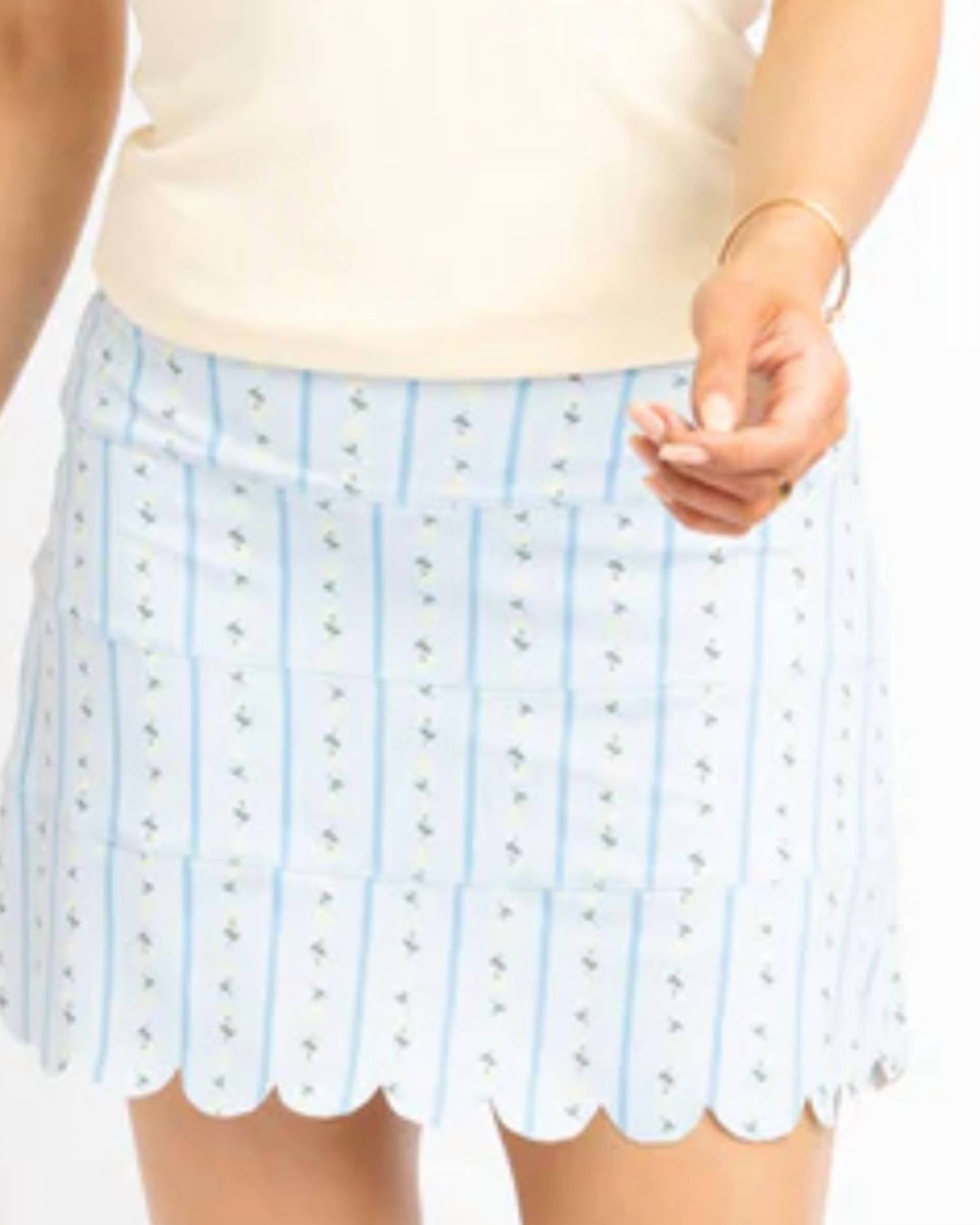 Karlie - Savy Scallop Tennis Skort