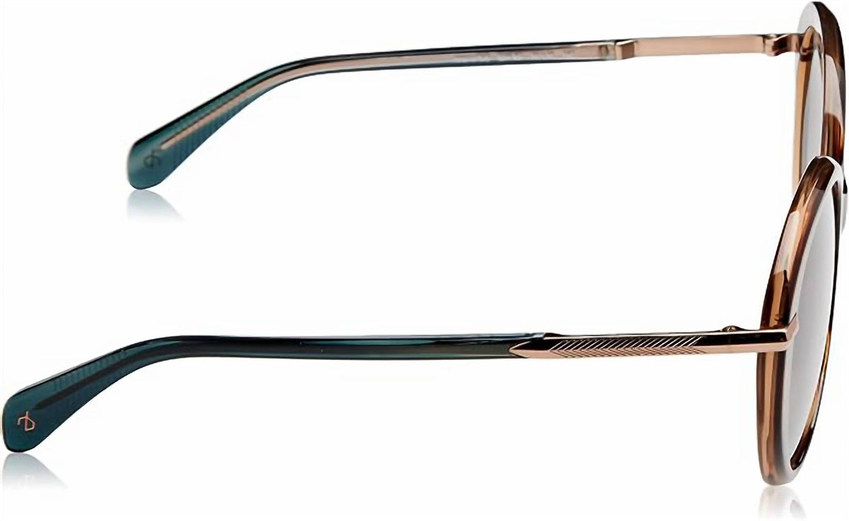Rag & Bone - Women's Rnb1075/s 0ex4 9o Round Sunglasses
