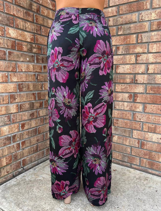 Btfl-Life - Mala Midnight Blooms Pants