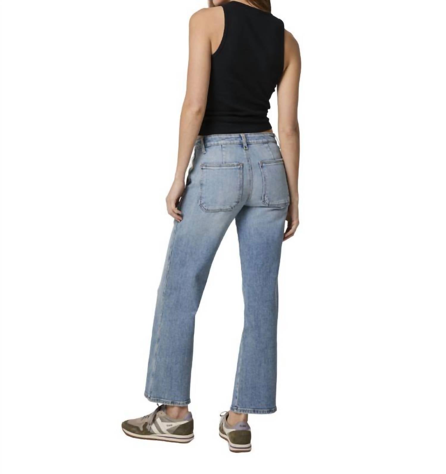 Edyson - Stan Slash Front Pockets Straight Leg Jeans