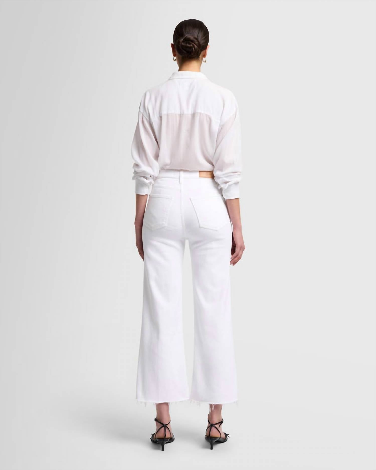 7 For All Mankind - Luxe Vintage Ultra High Rise Cropped Pant