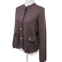 Miss Carla - Women's Fringe Edge Cardigan Jacket