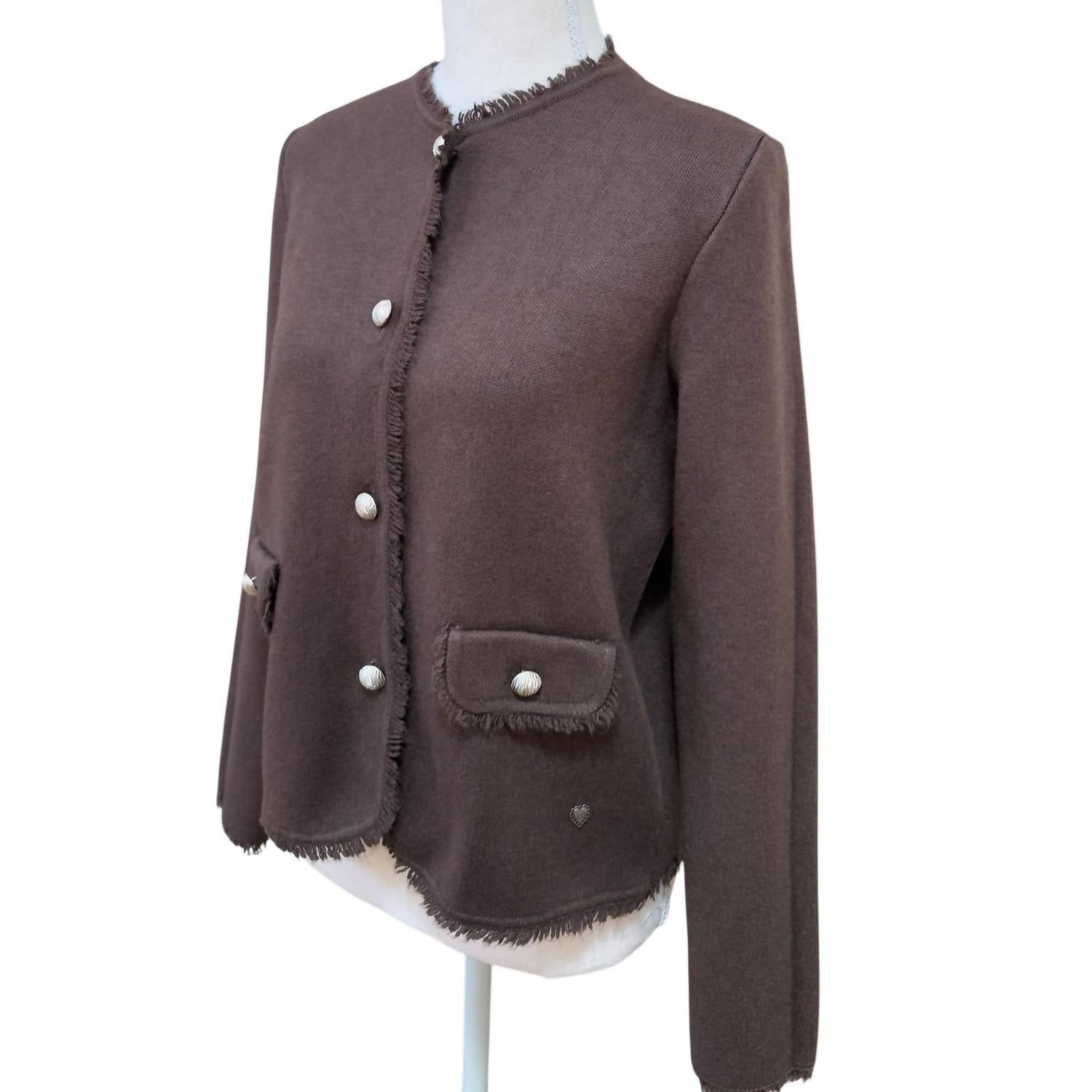 Miss Carla - Women's Fringe Edge Cardigan Jacket