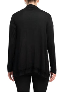 Anne Rose - Open Front Long Sleeve Cardigan