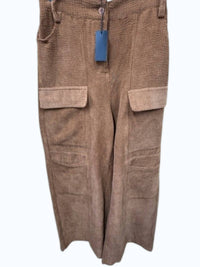 Hunter & Brown Women's Cargo Corduroy Pant in brown - women's pants