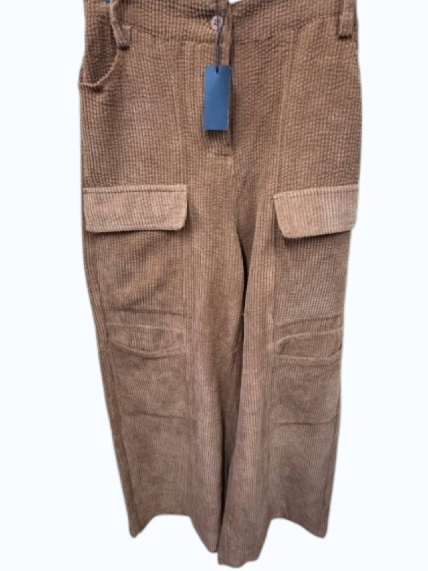 Hunter & Brown Women's Cargo Corduroy Pant in brown - women's pants