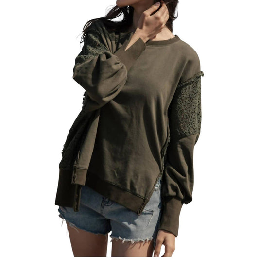 Mello - With Lace On Sides & Sleeves Sweatshirt