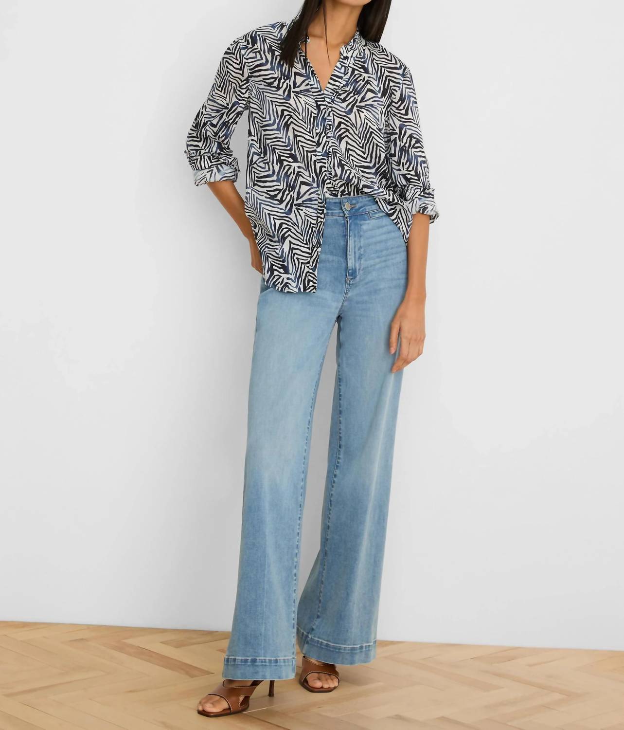 Nic + Zoe - Inked Lines Shirt