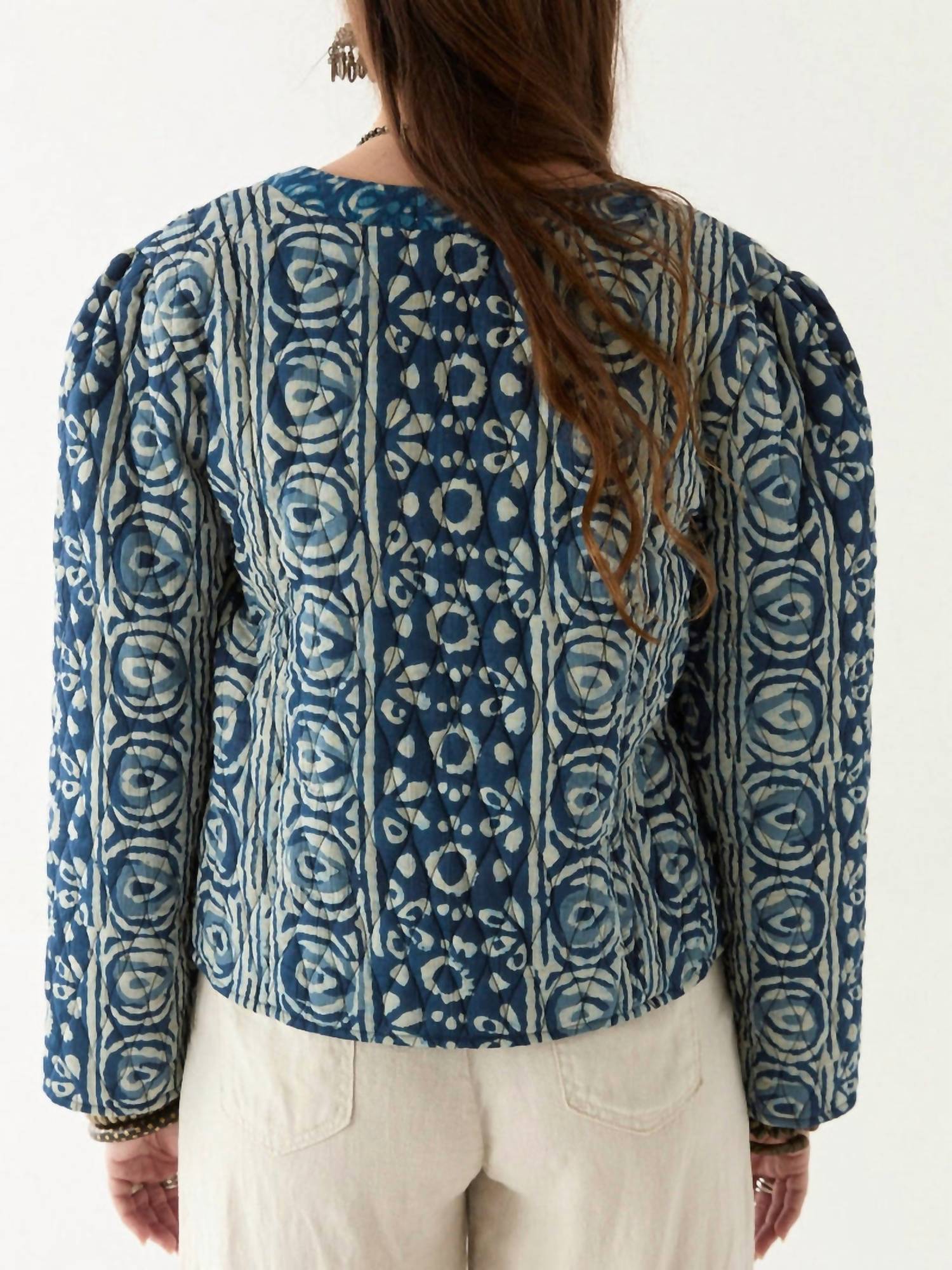 Maison Hotel Coti Jacket in indigo soul - women's jacket - detail view