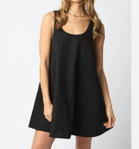 Olivaceous - Women's Ariel Sleeveless Swing Mini Dress
