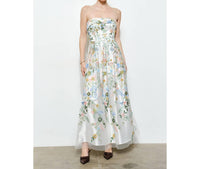 Ina Fashion - Romantic Off Shoulder Maxi Dress