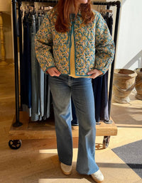 Sunshine Tienda - Reversible Floral Stevie Quilted Jacket