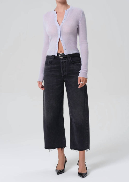 Citizens Of Humanity - Ayla Raw Hem Crop Wide Leg Jeans