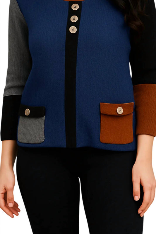 French Kyss - Button Detail Sweater