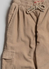 Iron & Resin Men's Wilson Corduroy Pants in tan - men's pants - detail view