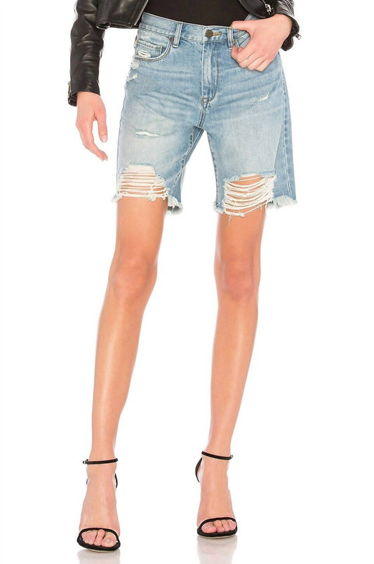 Blanknyc - Ripped Denim High Rise Shorts