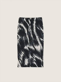 Givenchy - Animal Jacquard Viscose Pencil Skirt