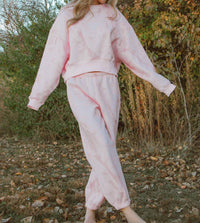 TCEC Bubblegum Camo Pull-on Sweatpants in pink - women's pants - view 6