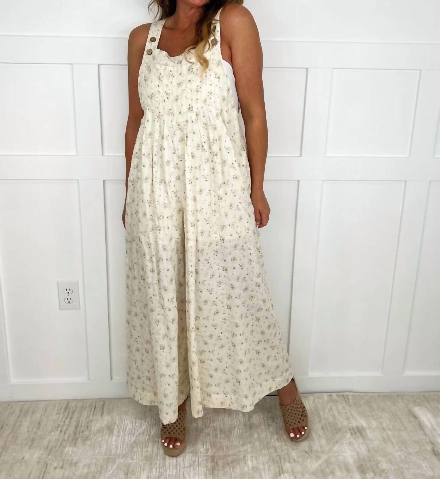 Paige - Nothing Else Matters Cotton Blend Overalls