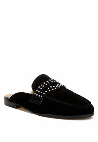 Rag Company - Women's Eve Park Stud Embellished Penny Strap Mules