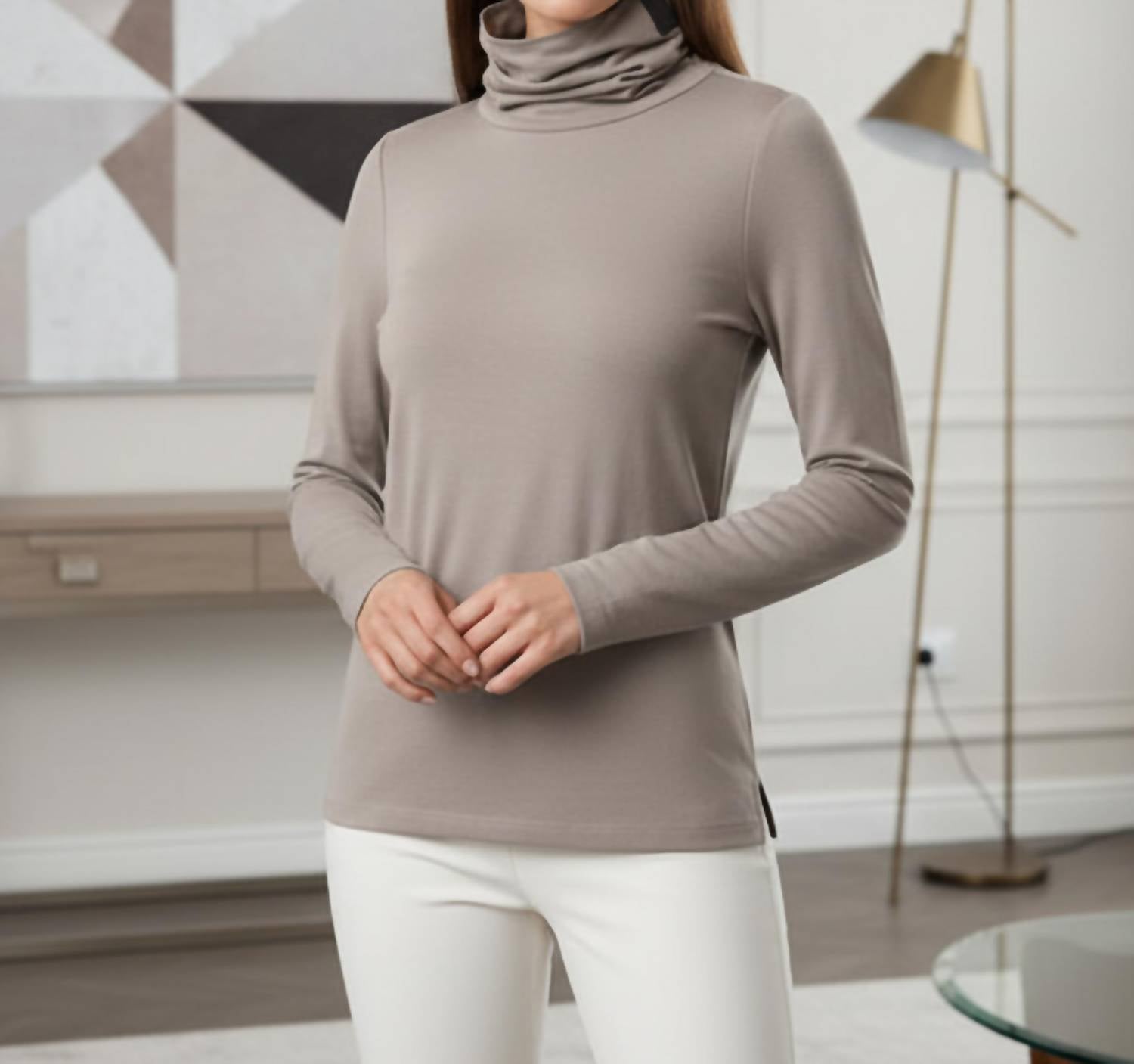 Henriette Steffensen - High Neck Knit Top